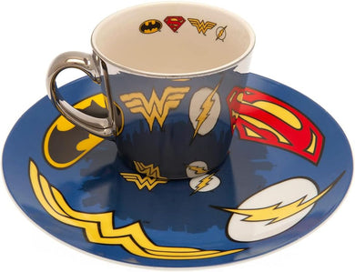 DC Comics Mirror Mug & Plate