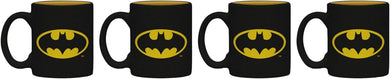 DC Comics Batman Logo Set of 4 Espresso Mugs
