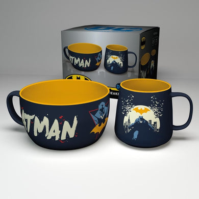 DC Comics Batman Mug & Bowl Breakfast Set