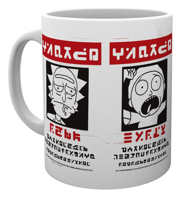 Rick And Morty Wanted Mug