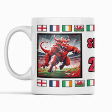 Six Nations Rugby Welsh Dragon Mug