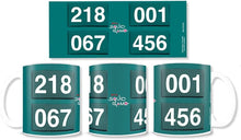 Squid Game Numbers Mug