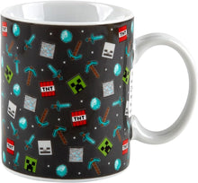 Minecraft Allover Pattern Mug & Coaster Set