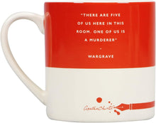 Agatha Christie (And then there were none) Mug