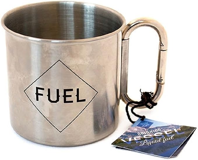 Camping Fuel Enamel Karabiner Mug