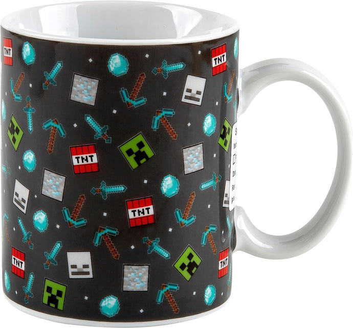 Minecraft Mobs & Diamonds Mug