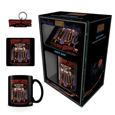 Steve Rhodes Worship Coffee Mug, Coaster & Keyring Set
