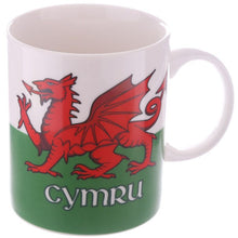 Wales Cymru Welsh Dragon Porcelain Mug