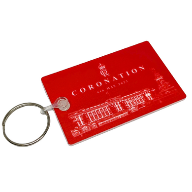 King Charles III Coronation Printed Acrylic Keyring - Limited Edition