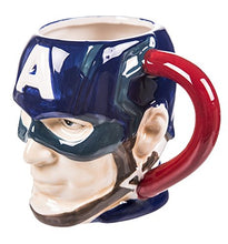 3D Captain America Face Mug