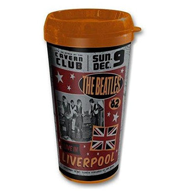 The Beatles Live In Liverpool Retro Thermal Travel Mug