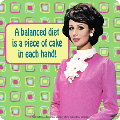A Balanced Diet Coaster