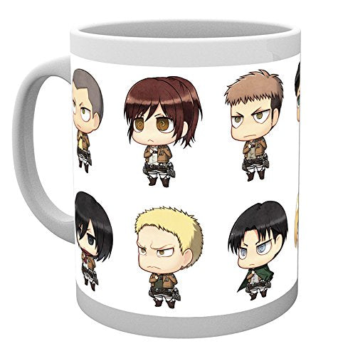 Attack On Titan, All Chimis Mug