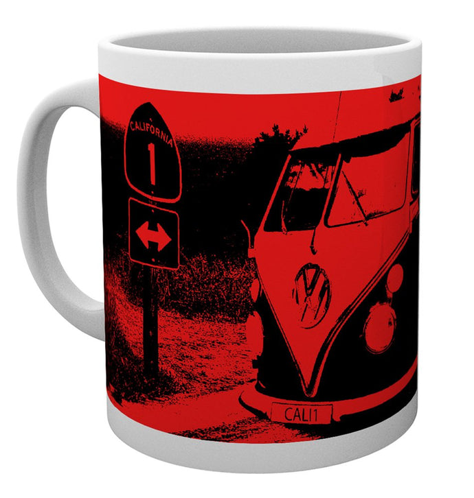 VW Camper (California Red) Mug