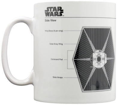 Star Wars (Tie Fighter Sketch) Boxed Mug