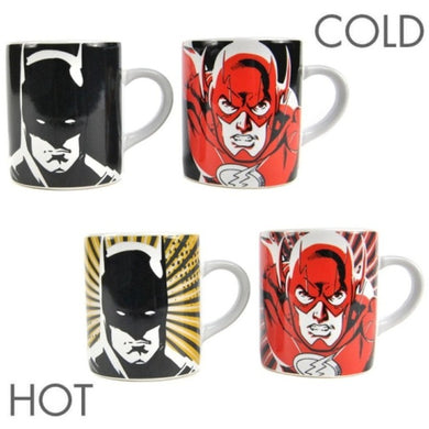 DC Comics Justice League (Batman and Flash) Heat Changing Mini Mugs Set