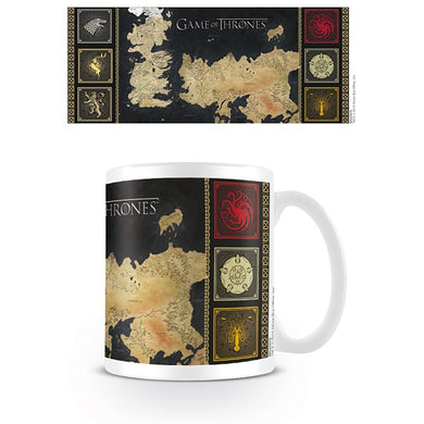 Game Of Thrones Map Ceramic Mug
