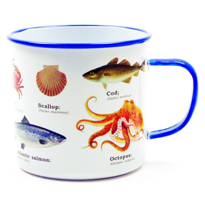 Ecologie Sea Life Enamel Mug