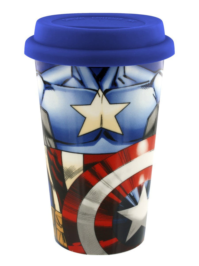 Marvel Captain America Torso Ceramic Travel Mug