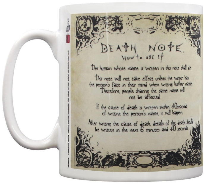 Death Note (Rules) Mug