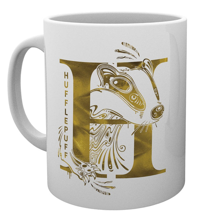 Harry Potter (Hufflepuff) Monogram Mug