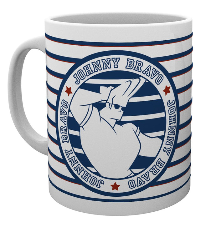 Johnny Bravo (Badge) Mug