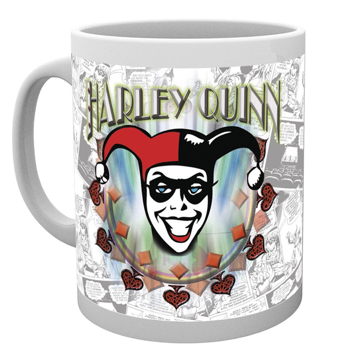 Batman Comic (Harley Quinn Logo) Mug