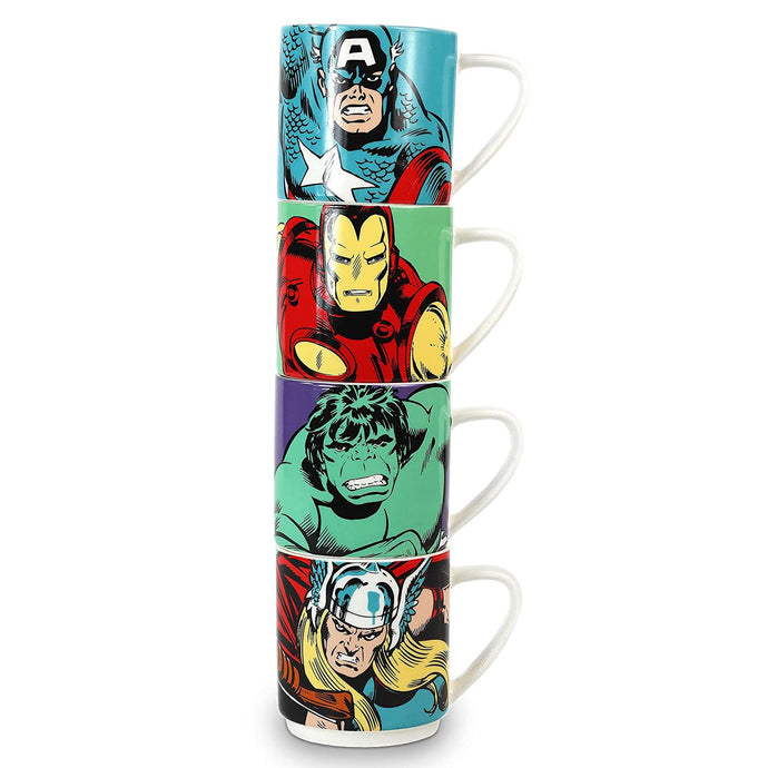 Marvel Comics Stacking Mugs Set Of 4