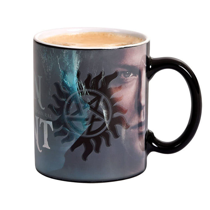 Supernatural (Sam and Dean) Symbol Heat Changing Mug