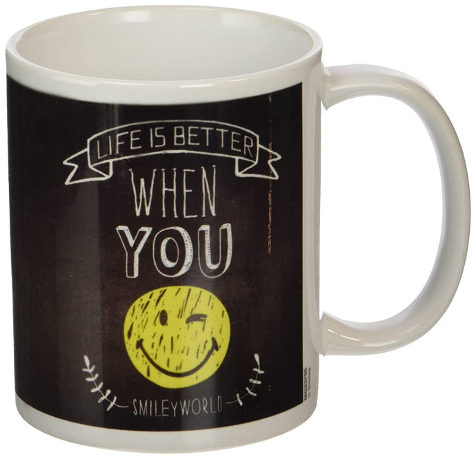 Smiley (Life Is Better) Mug