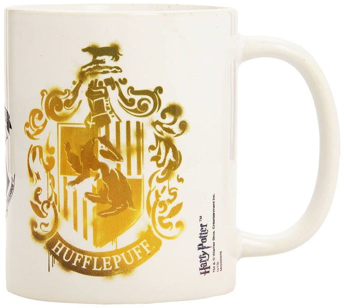 Harry potter (Hufflepuff Stencil crest) Boxed Mug