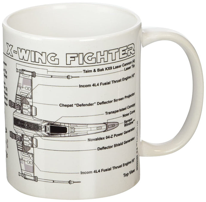 Star Wars (X-Wing Fighter Sketch) Mug