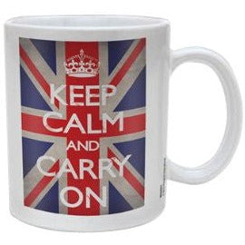 Keep Calm And Carry On Union Jack Mug