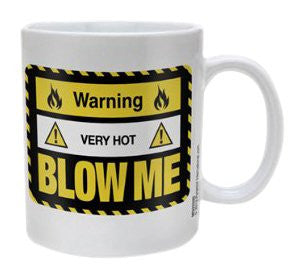 Warning: Very Hot Blow Me   - Boxed Mug