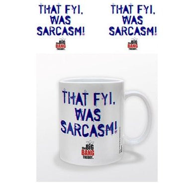 Big Bang Theory - That Fyi Was Sarcasm - Boxed Mug