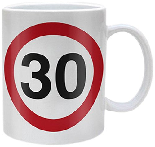 Ages (30 Traffic Sign) - Boxed Mug