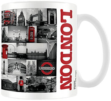 London (Red Collage) - Boxed Mug