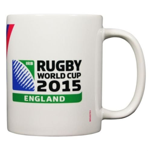 Rugby - SALE - 2015 Rugby World Cup England White Ceramic Mug