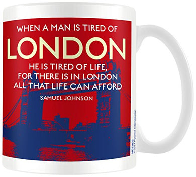 London (Tired Of Quote) - Boxed Mug