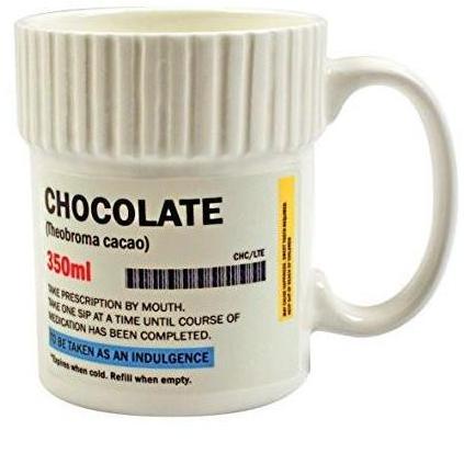 Chocolate Prescription Pill Pot Mug